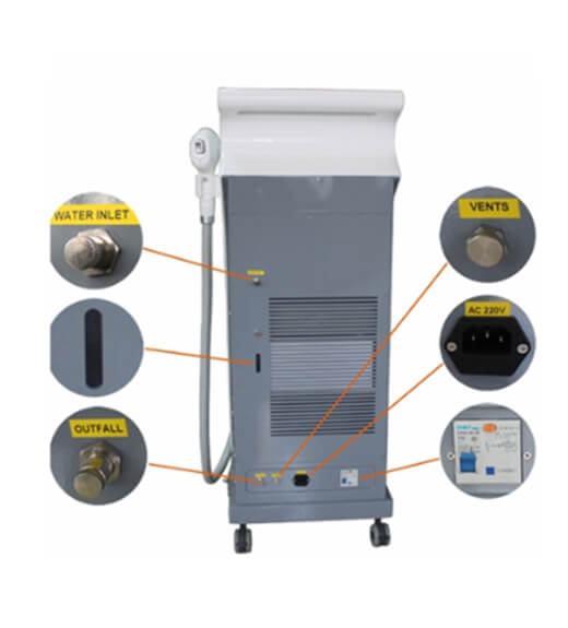 Máy triệt lông Diode laser 808nm 